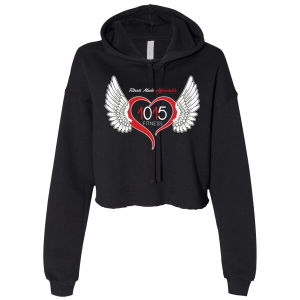 1015 Logo Front - Women's Crop Fleece Hoodie Thumbnail